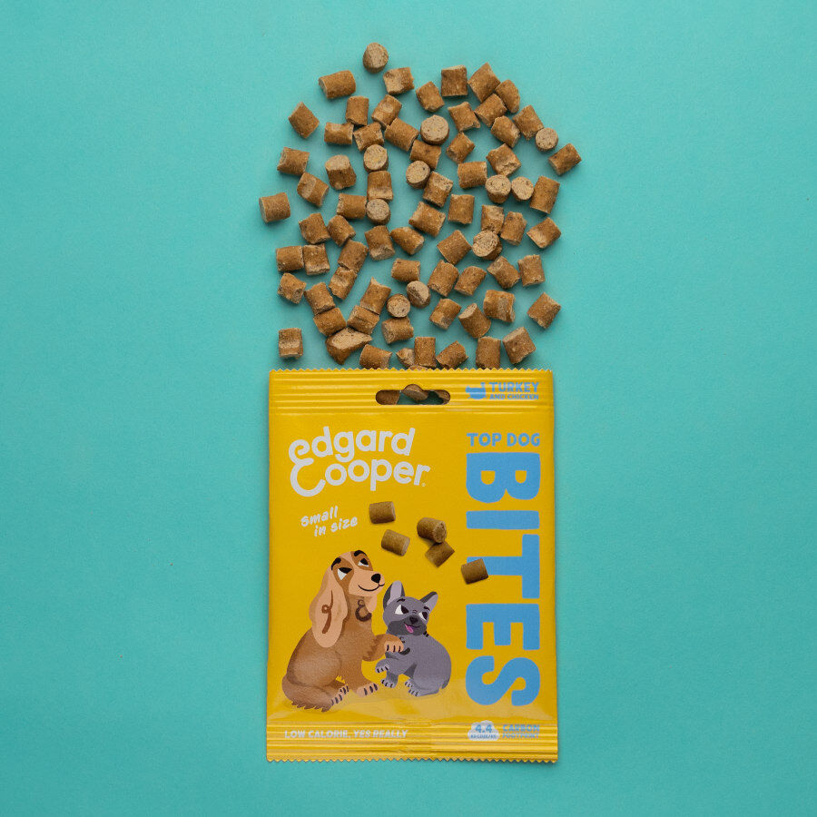 50 g Edgard y Cooper Snacks Mini de Peru e Frango para c&atilde;es, , large Imagem n&uacute;mero 2